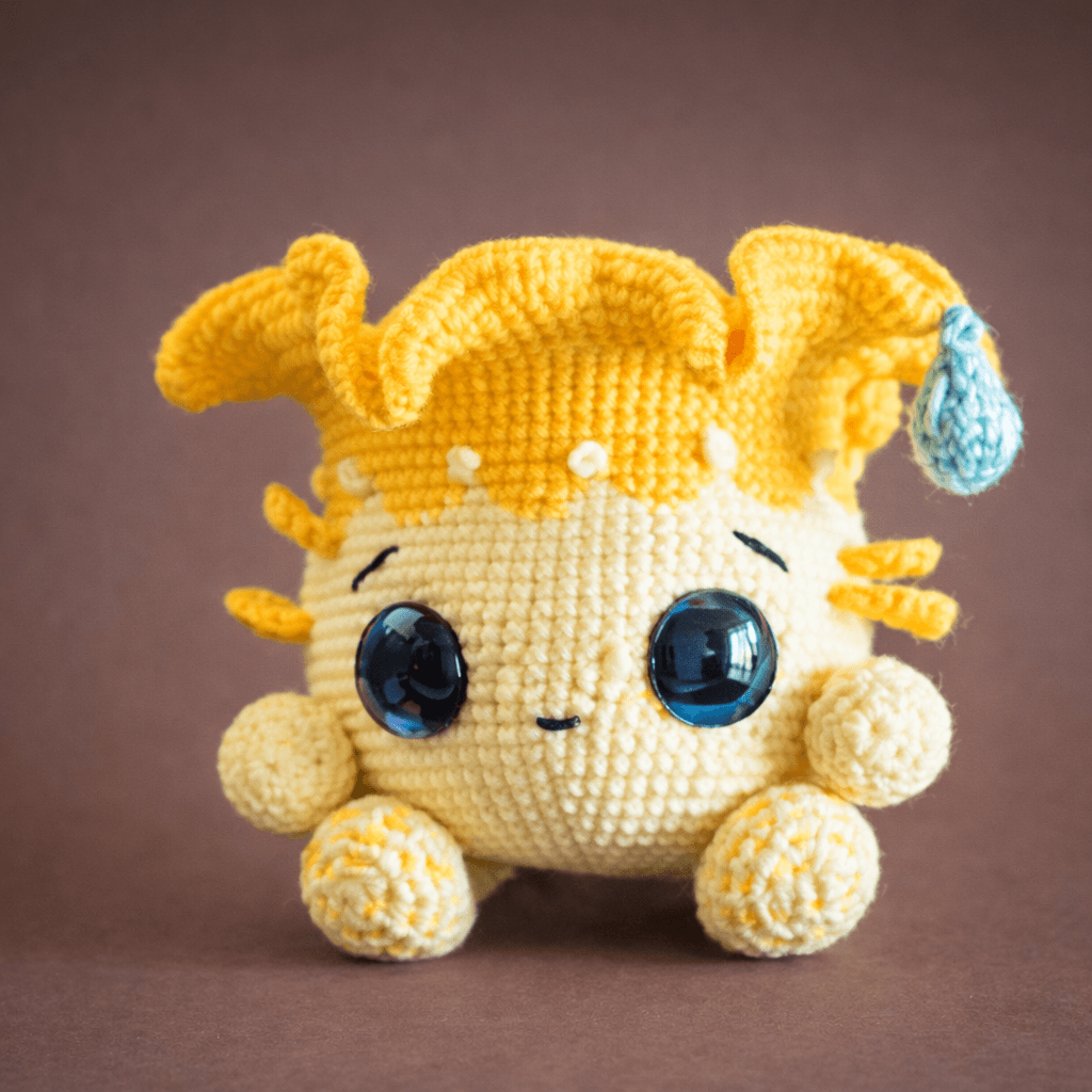 Amigurumi de cogumelo mágico