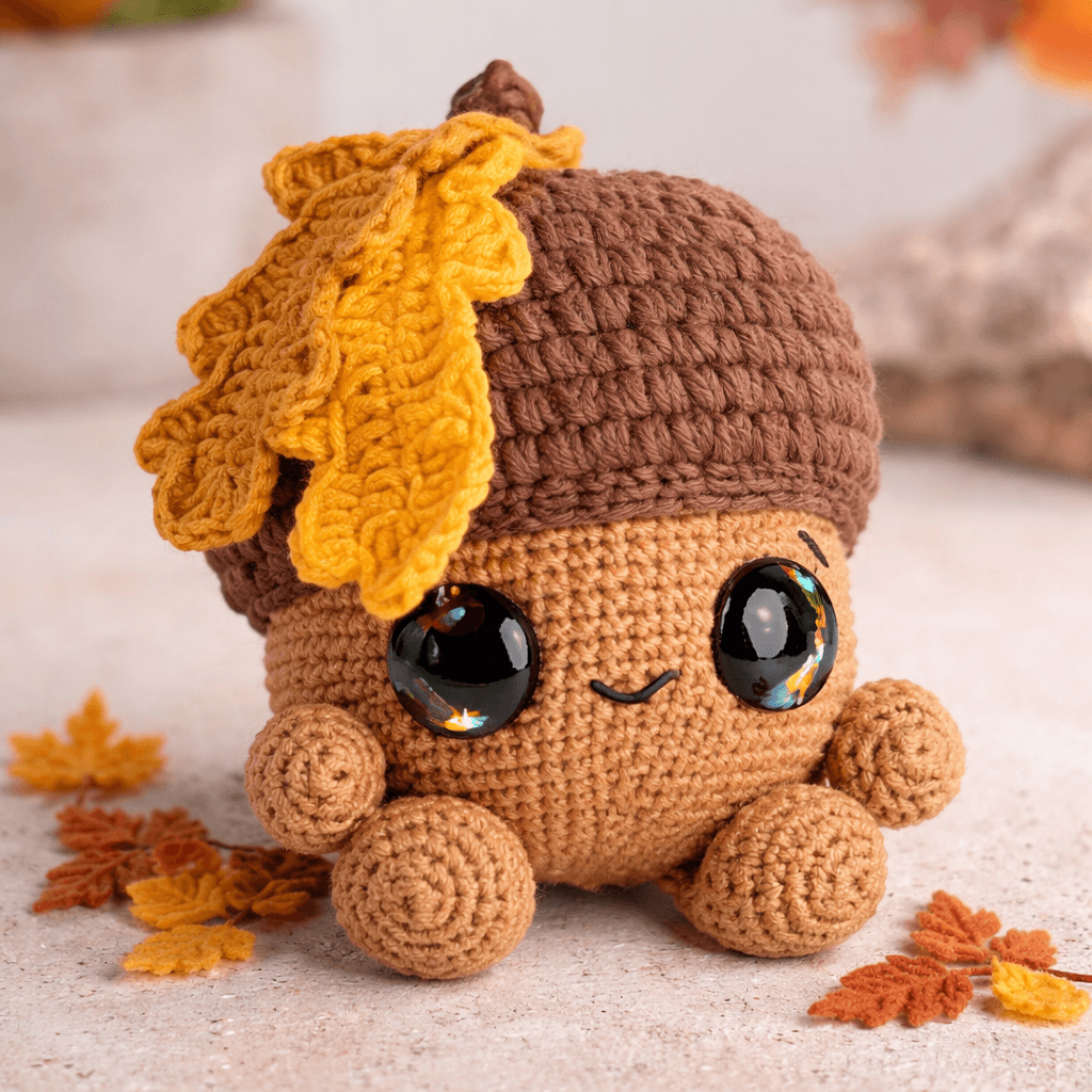 Amigurumi de cogumelo mágico